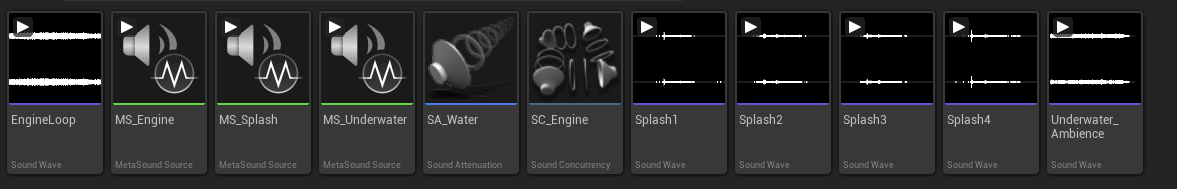 Game audio assets